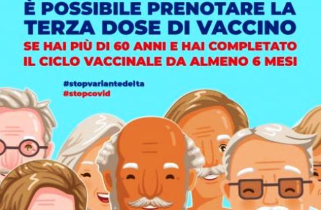 Vaccini: terze dosi. In Sicilia al via la prenotazione per gli over 60